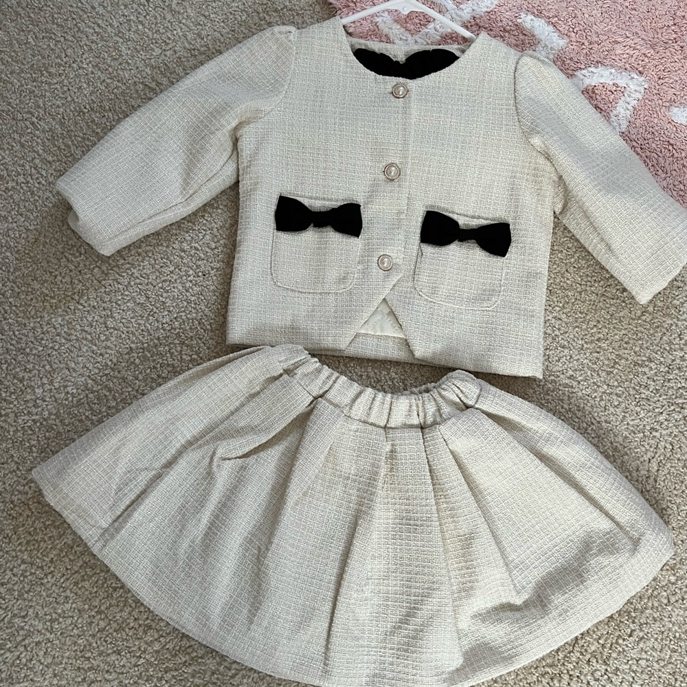 Girls tweed set